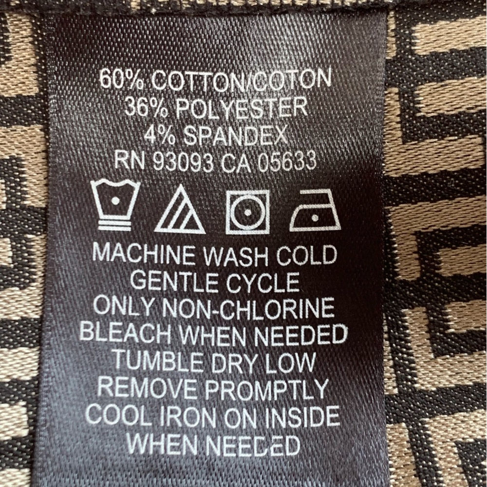 Nic + Zoe Geometric Jacquard Dress Pants size 12 - Picture 11 of 13